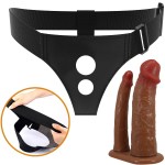 PRETTY LOVE - KEAVEN HARNESS BRIEFS DUPLO DILDO UNIVERSAL E CONFORTÃVEL
